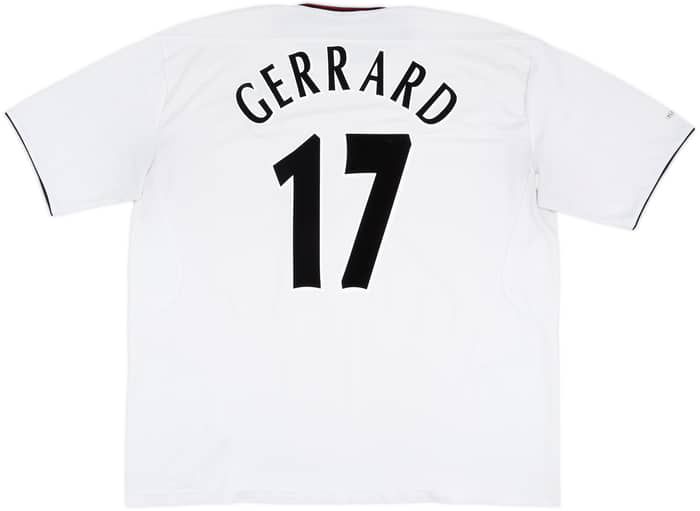 2003-04 Liverpool Away Shirt Gerrard #17 - 6/10 - (XXL)