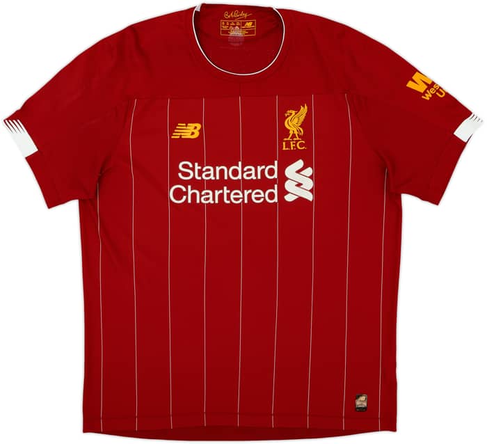 2019-20 Liverpool Home Shirt Virgil #4 - 7/10 - (XL)