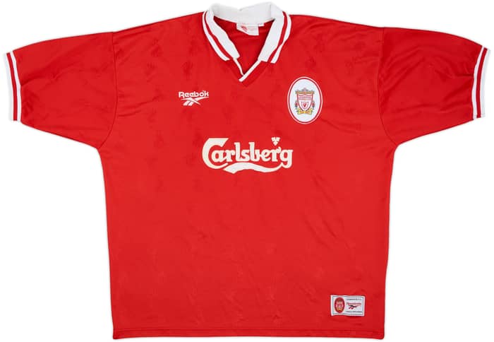 1996-98 Liverpool Home Shirt Owen #18 - 8/10 - (XXL)