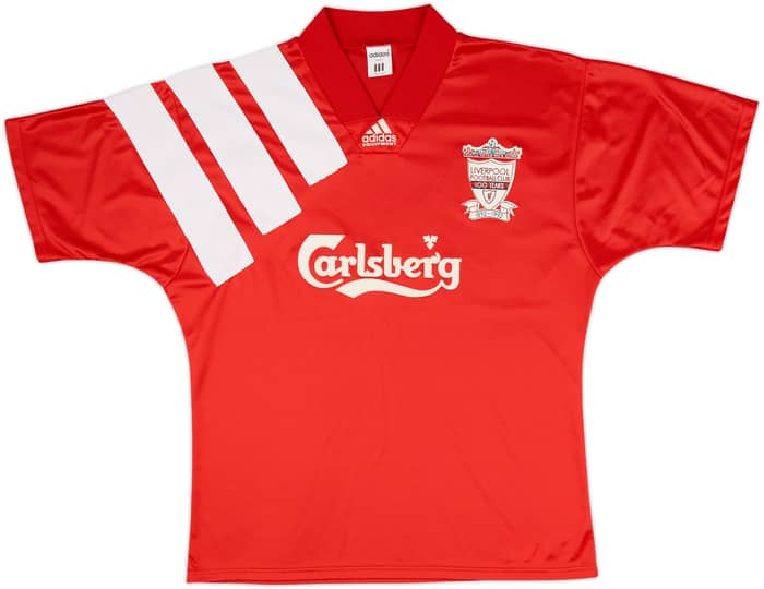 1992-93 Liverpool Centenary Home Shirt - 8/10 - (L/XL)