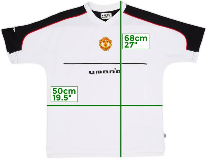 2000-01 Manchester United Umbro Training Shirt - 8/10 - (M)