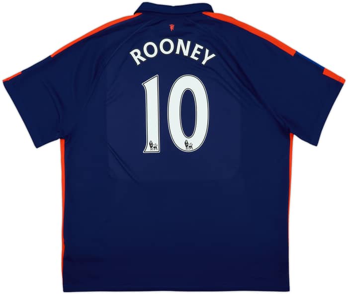 2014-15 Manchester United Third Shirt Rooney #10 - 8/10 - (3XL)