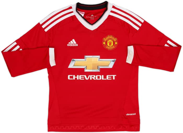 2015-16 Manchester United Home L/S Shirt Rashford #39 - 7/10 - (S.Boys)