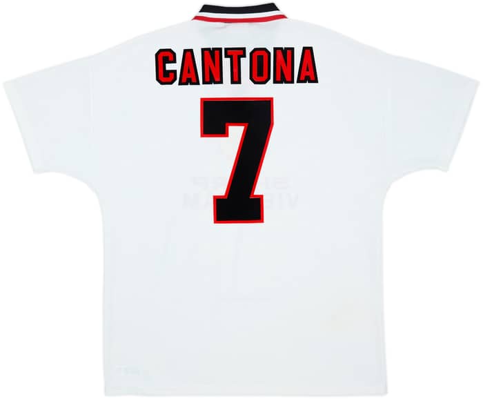1996-97 Manchester United Away Shirt Cantona #7 - 9/10 - (XL)