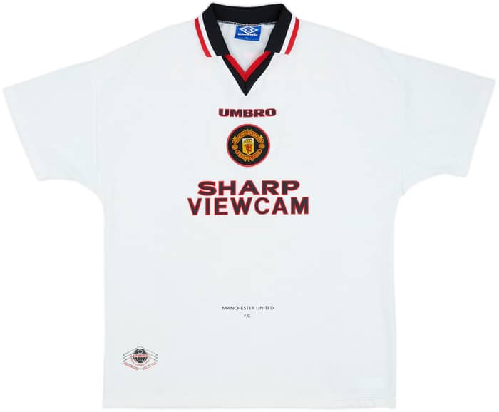1996-97 Manchester United Away Shirt Cantona #7 - 9/10 - (XL)