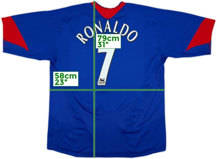 2005-06 Manchester United Away Shirt Ronaldo #7 - 8/10 - (XL)