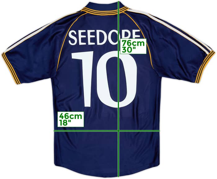 1998-99 Real Madrid Third Shirt Seedorf #10 - 8/10 - (S)