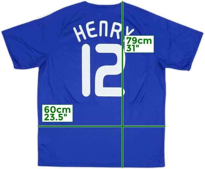 2007-08 France Basic Home Shirt Henry #12 (XL)