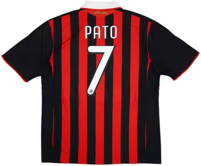 2009-10 AC Milan Home Shirt Pato #7 - 7/10 - (XL)