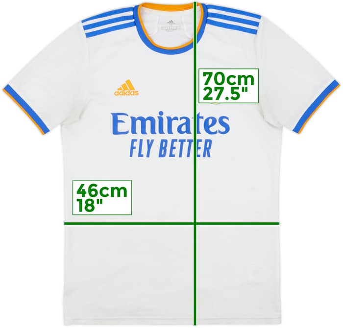 2021-22 Real Madrid Home Shirt - 5/10 - (S)