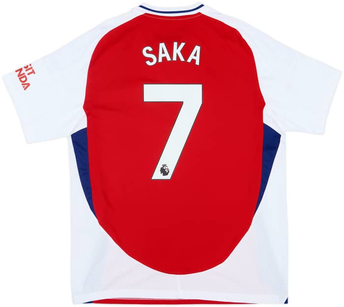 2024-25 Arsenal Home Shirt Saka #7 (L)