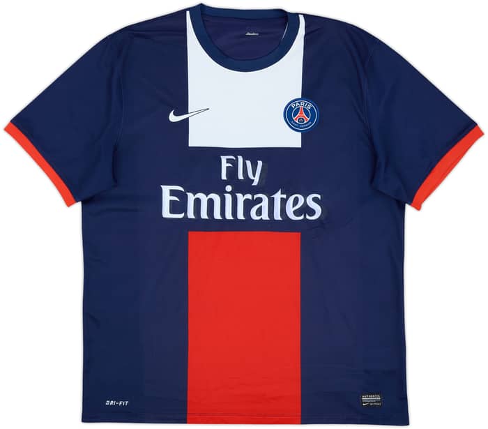 2013-14 Paris Saint-Germain Home Shirt - 4/10 - (XL)