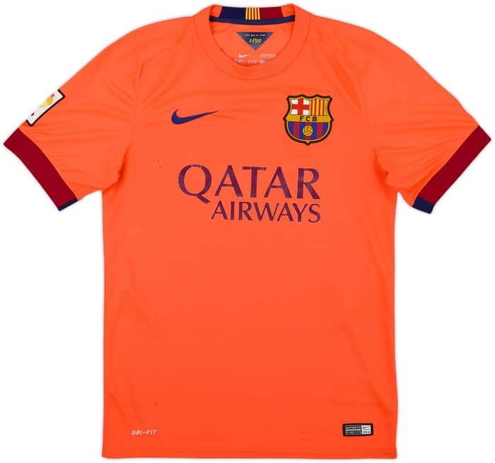2014-15 Barcelona Camiseta de Visitante Messi #10 - 6/10 - (S)