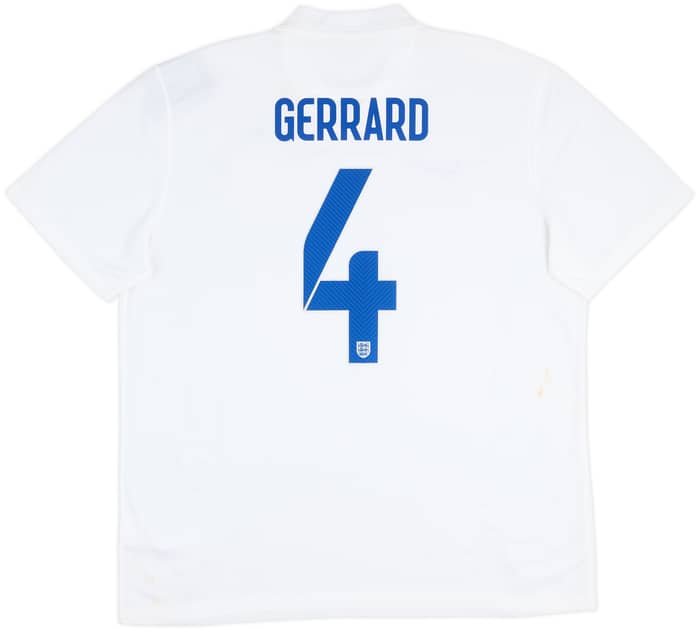 2014-15 England Home Shirt Gerrard #4 (XL)