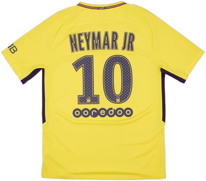 2017-18 Paris Saint-Germain Away Shirt Neymar Jr #10 - 9/10 - (M)