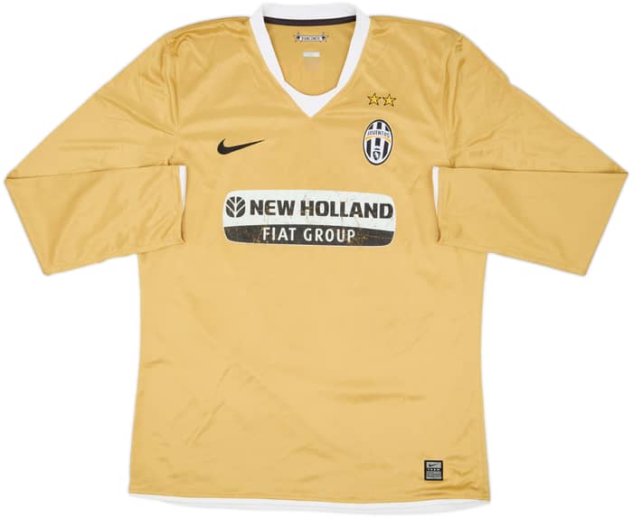 2008-09 Juventus Player Issue Away L/S Shirt Del Piero #10 - 6/10 - (XL)