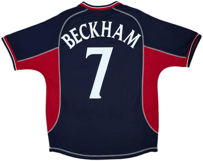 2000-01 Manchester United Third Shirt Beckham #7 - 8/10 - (L)