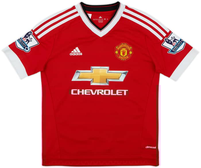 2015-16 Manchester United Home Shirt Memphis #7 - 9/10 - (M.Boys)