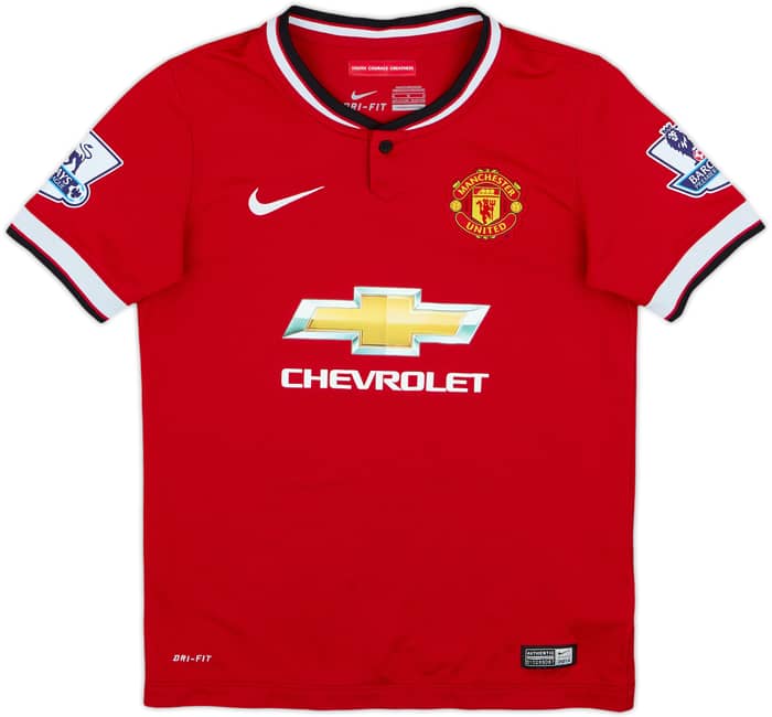 2014-15 Manchester United Home Shirt Rooney #10 - 6/10 - (M.Boys)