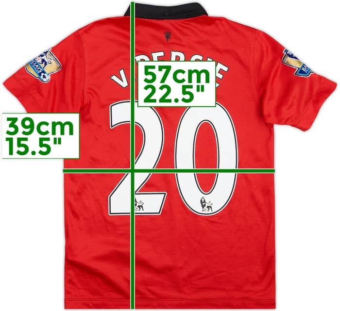 2013-14 Manchester United Home Shirt v.Persie #20 - 6/10 - (M.Boys)