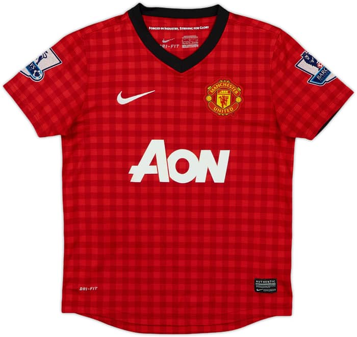 2012-13 Manchester United Home Shirt v.Persie #20 - 8/10 - (S.Boys)