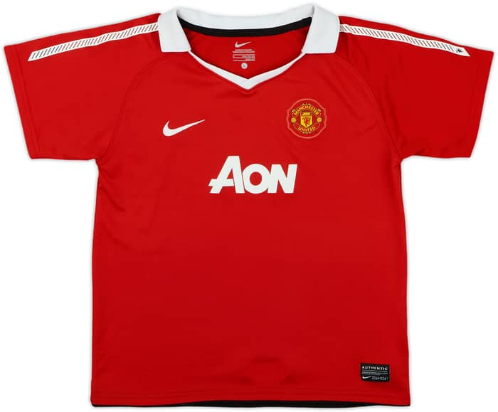 2010-11 Manchester United Home Shirt Owen #7 - 9/10 - (6-7 Years)