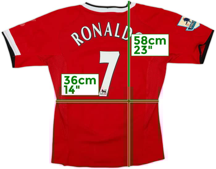 2004-06 Manchester United Home Shirt Ronaldo #7 - 5/10 - (Women's M)