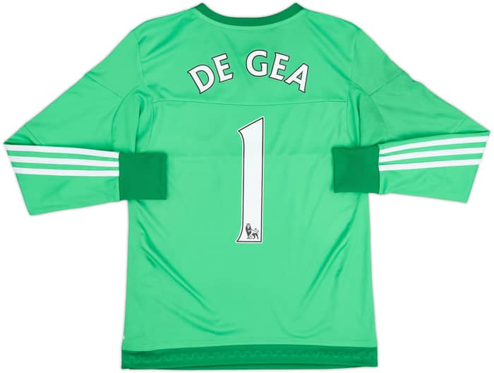 2015-16 Manchester United GK Shirt De Gea #1 - 8/10 - (L.Boys)