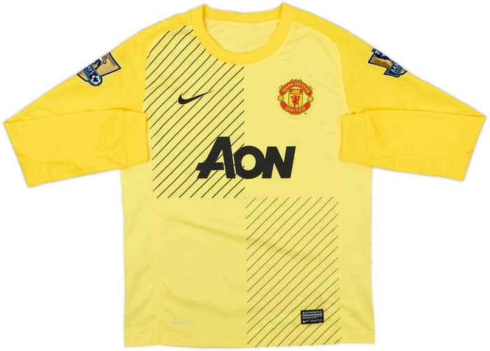 2013-14 Manchester United GK Shirt De Gea #1 - 8/10 - (M.Boys)