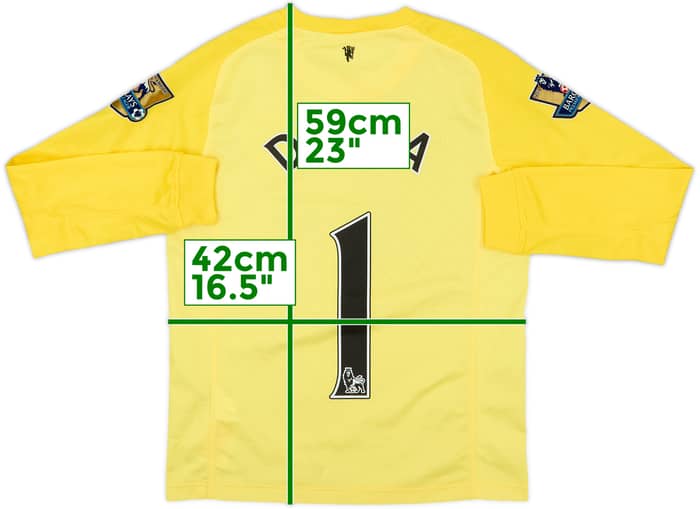 2013-14 Manchester United GK Shirt De Gea #1 - 8/10 - (M.Boys)