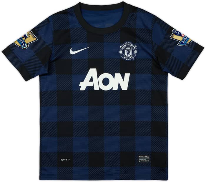 2013-14 Manchester United Away Shirt Mata #8 - 8/10 - (M.Boys)