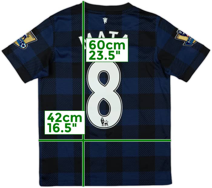 2013-14 Manchester United Away Shirt Mata #8 - 8/10 - (M.Boys)