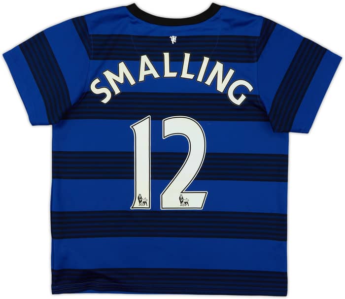 2011-13 Manchester United Away Shirt Smalling #12 - 8/10 - (7-8 Years)