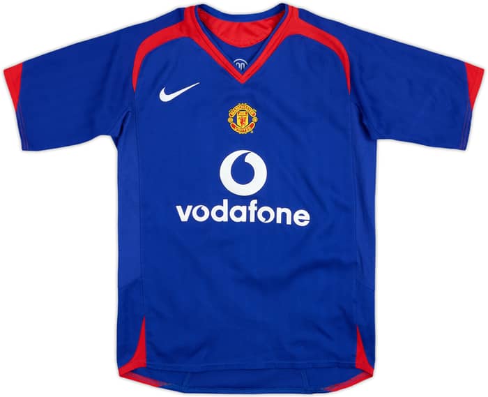 2005-06 Manchester United Away Shirt Rooney #8 - 8/10 - (M.Boys)