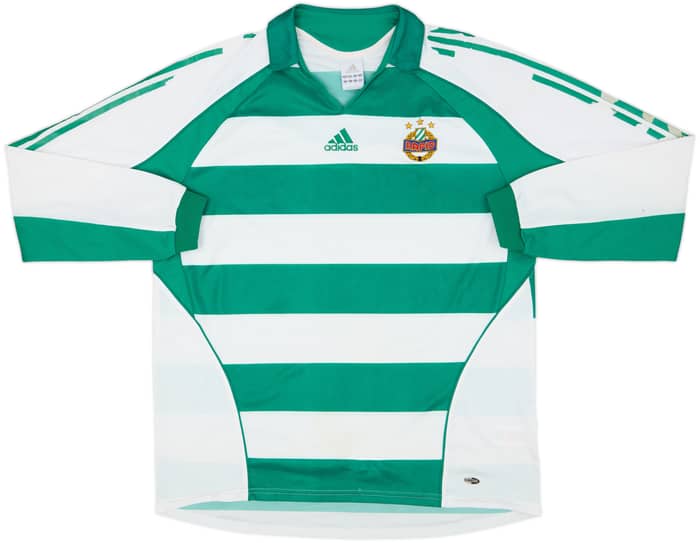 2005-06 Rapid Vienna Home L/S Shirt - 4/10 - (XL)
