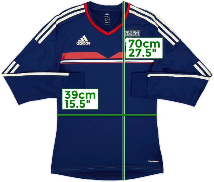 2013-14 Lyon Player Issue Third L/S Shirt - 10/10 - (S)