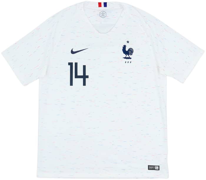 Camiseta de visitante de Francia 2018 Matuidi #14 - 7/10 - (L)