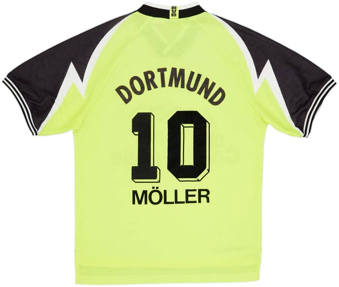 1995-96 Borussia Dortmund Home Shirt Moller #10 - 8/10 - (M)