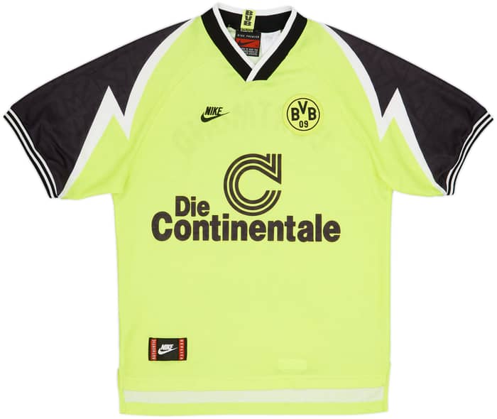 1995-96 Borussia Dortmund Home Shirt Moller #10 - 8/10 - (M)