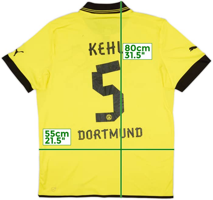 2012-13 Borussia Dortmund Home Shirt Kehl #5 - 5/10 - (XL)