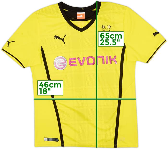 2013-14 Borussia Dortmund Home Shirt - 5/10 - (S)