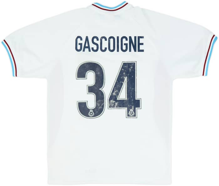 2001-02 Burnley Away Shirt Gascoigne #34 - 7/10 - (S)