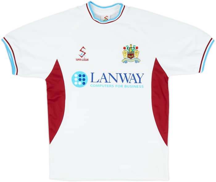 2001-02 Burnley Away Shirt Gascoigne #34 - 7/10 - (S)