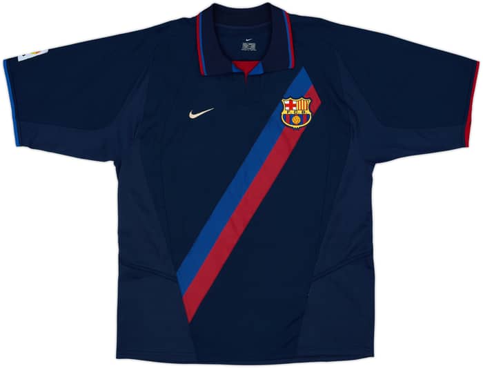 2002-03 Barcelona Away Shirt Xavi #6 - 8/10 - (L)