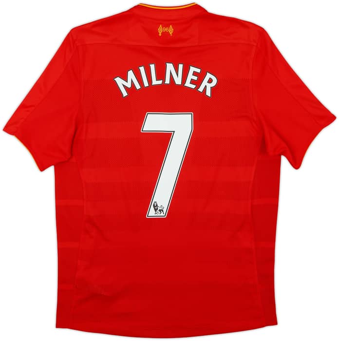 2016-17 Liverpool Home Shirt Milner #7 - 8/10 - (S)