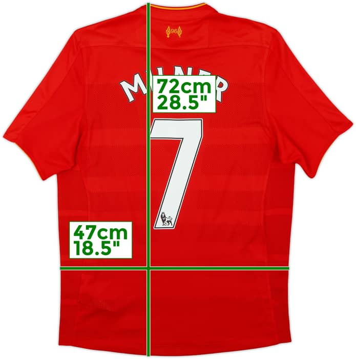 2016-17 Liverpool Home Shirt Milner #7 - 8/10 - (S)