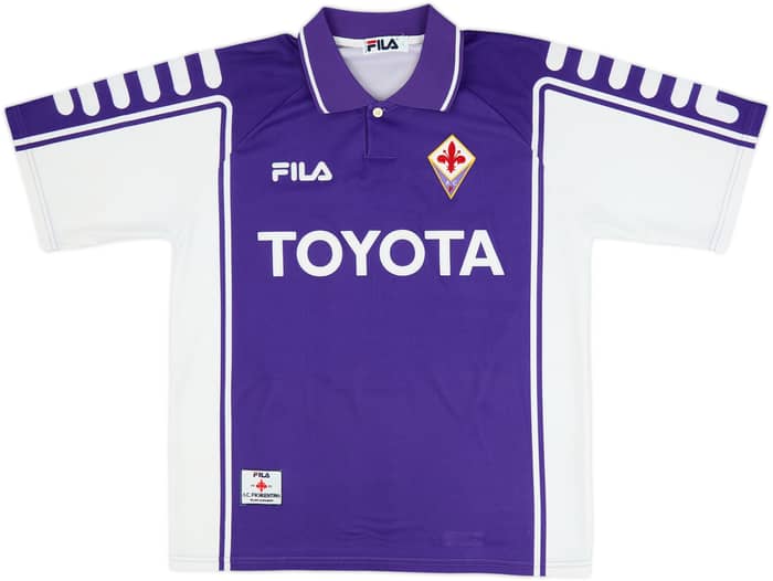 1999-00 Fiorentina Home Shirt Batistuta #9 - 9/10 - (L)