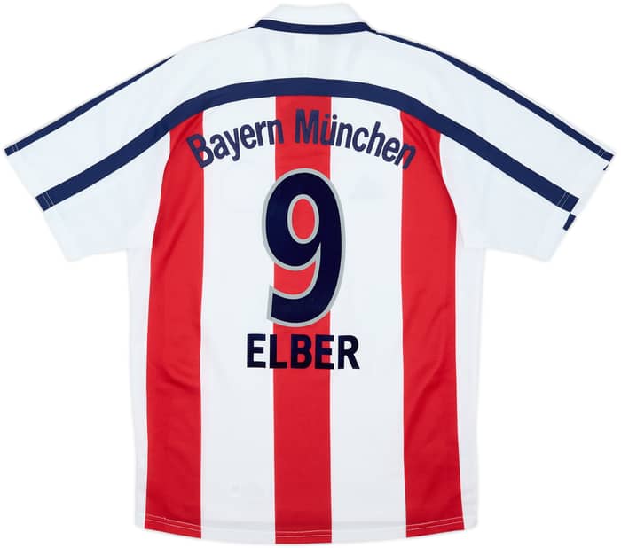 2000-01 Bayern Munich Away Shirt Elber #9 - 6/10 - (S)
