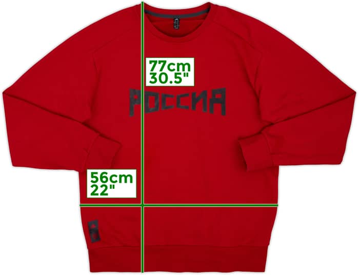2018-20 Russia adidas Sweat Top - 8/10 - (L)
