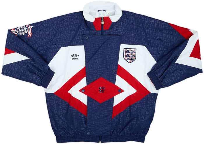 1990-92 Inglaterra Umbro Chaqueta de chándal - 8/10 - (XL)